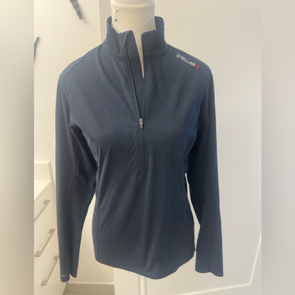 Stellar Works Navy Blue Women's Top